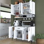 Hanah Home Armario Multiusos Blanco 120x198,6x40 cm